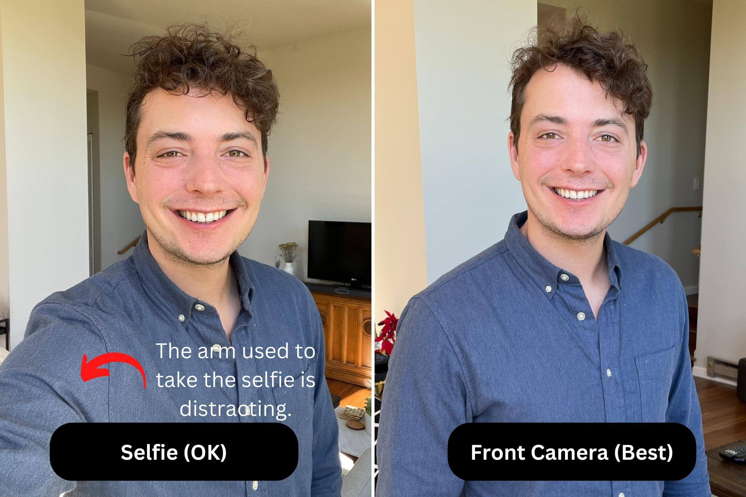 DIY Professional Headshot at Home Examples