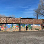 Behind this Wall is a Spacious Patio