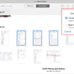 Recovering photos from the Recently Deleted album in iCloud