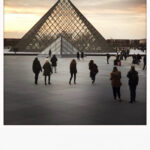 Louvre Pyramid transformed using BeCasso's Pop Art preset