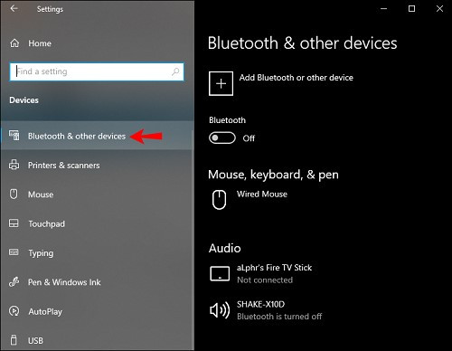 Enabling Bluetooth on Windows PC