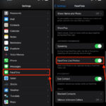 Enable FaceTime Live Photos