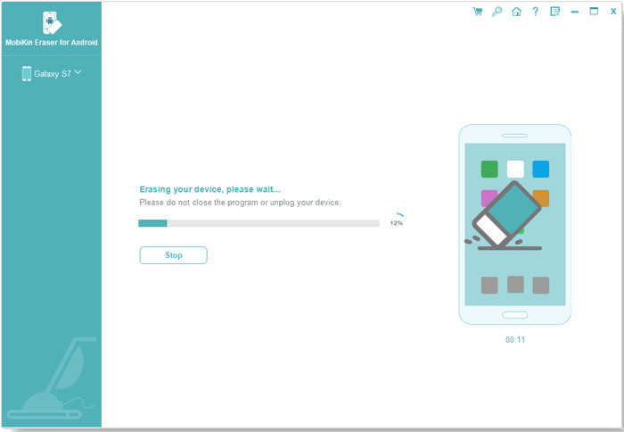 How to delete photos from Samsung phone via MobiKin