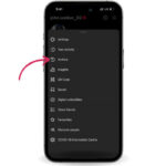 Select Archive option from Instagram Menu to unhide photos