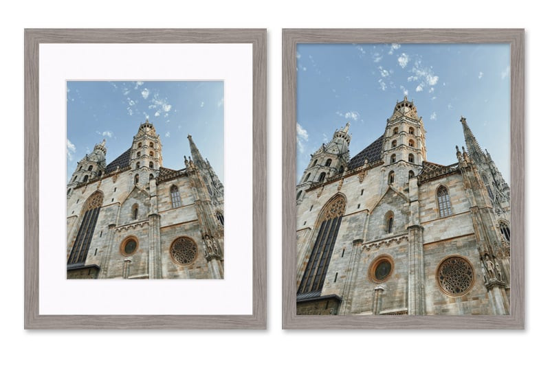 Framed and Matted Church