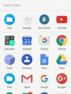 Navigating the file browser on Android to find Snapchat data
