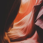 Swirling canyons landscape image