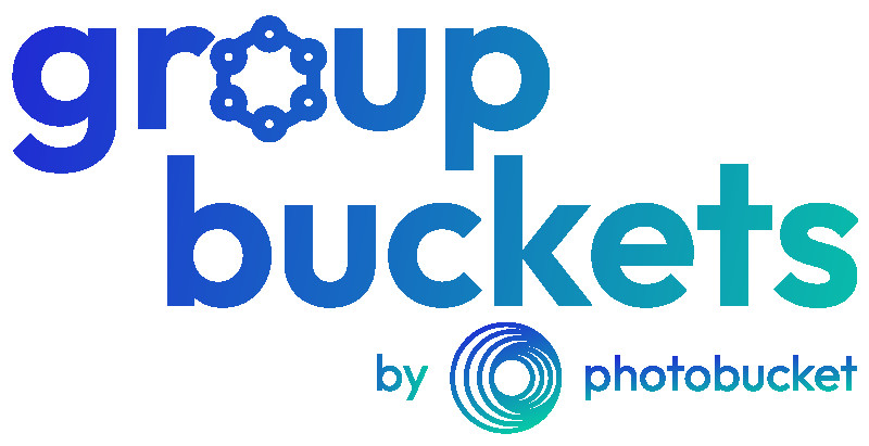 Photobucket Group Buckets plan allows multiple users to upload photos to a shared album.