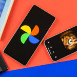 Smart phone showing Google Photos application