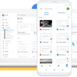 Google Drive interface showing the option to get a shareable link for a folder