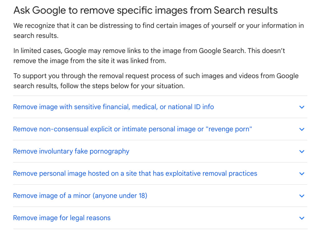 Incognito Search for Images
