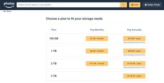 Pricing Plans for Amazon Photos