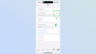 Disable the Save to Camera Roll feature