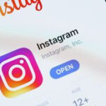 Instagram app on iPhone