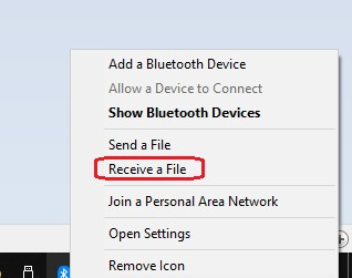 Accepting File Transfer on Computer to Get Samsung Photos