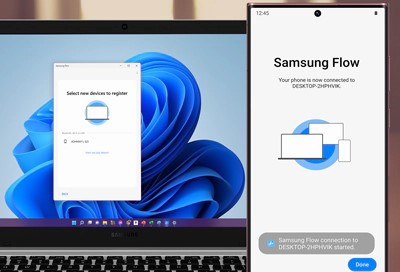 Installing Samsung Flow to Download Samsung Photos