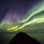 Photographing the Aurora with a sturdy tripod and wide-angle lens