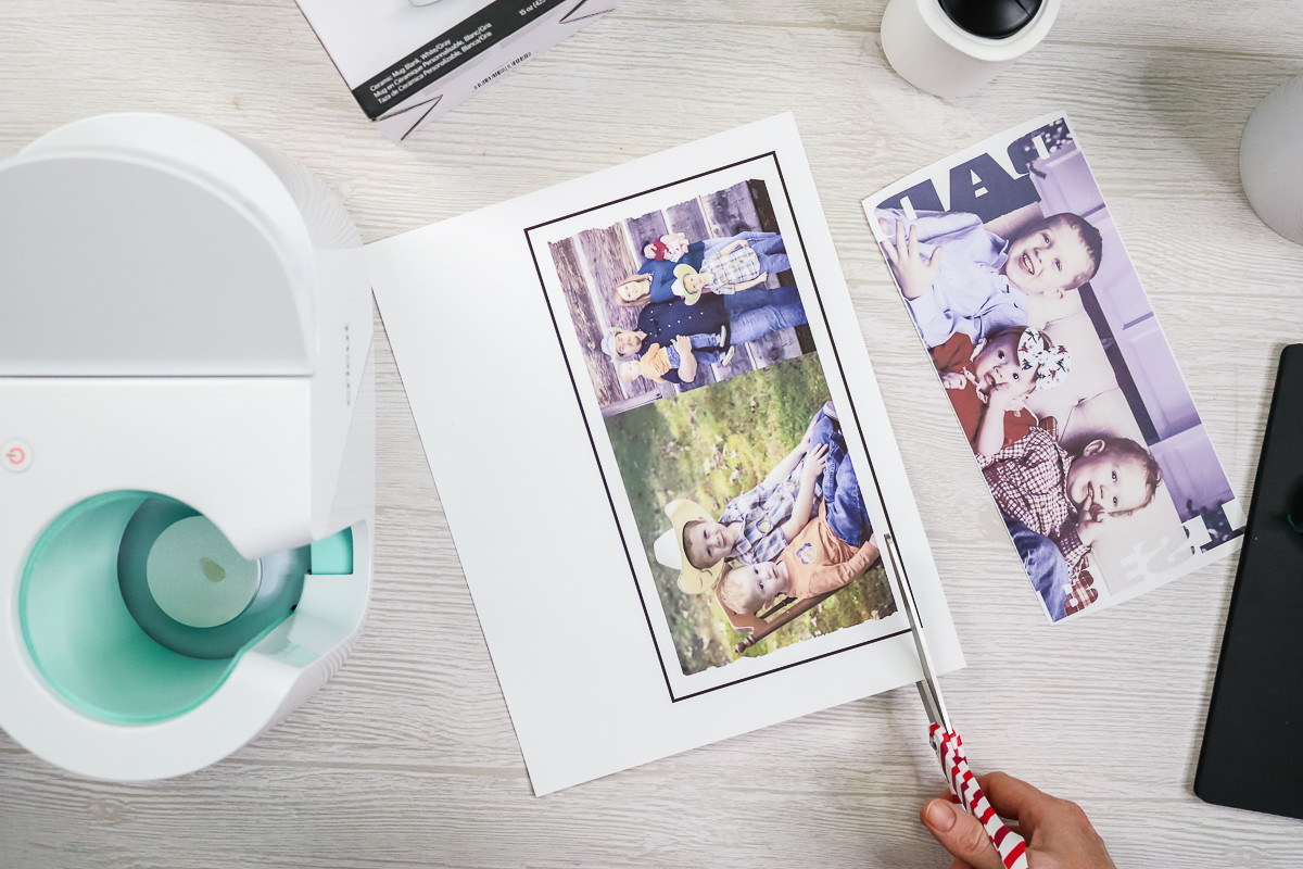 Image of trimming sublimation print