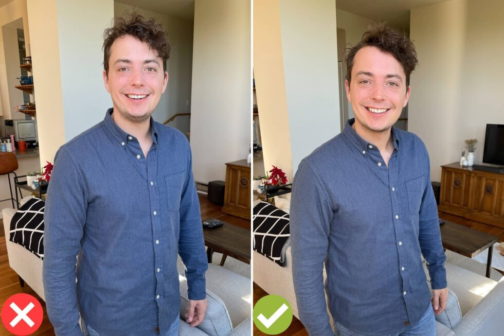 Posing techniques for professional headshots