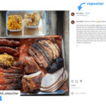 Instagram repost example showcasing user-generated content with credit to original poster