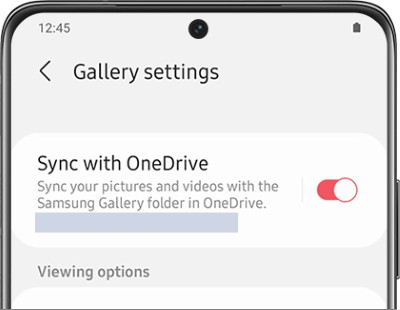 Enabling Sync with OneDrive