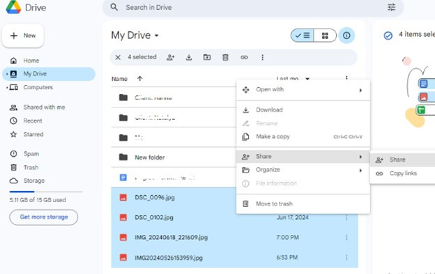 Upload Photos to Google Drive