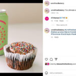 Example of tagging someone on Instagram from Unrefined Bakery.