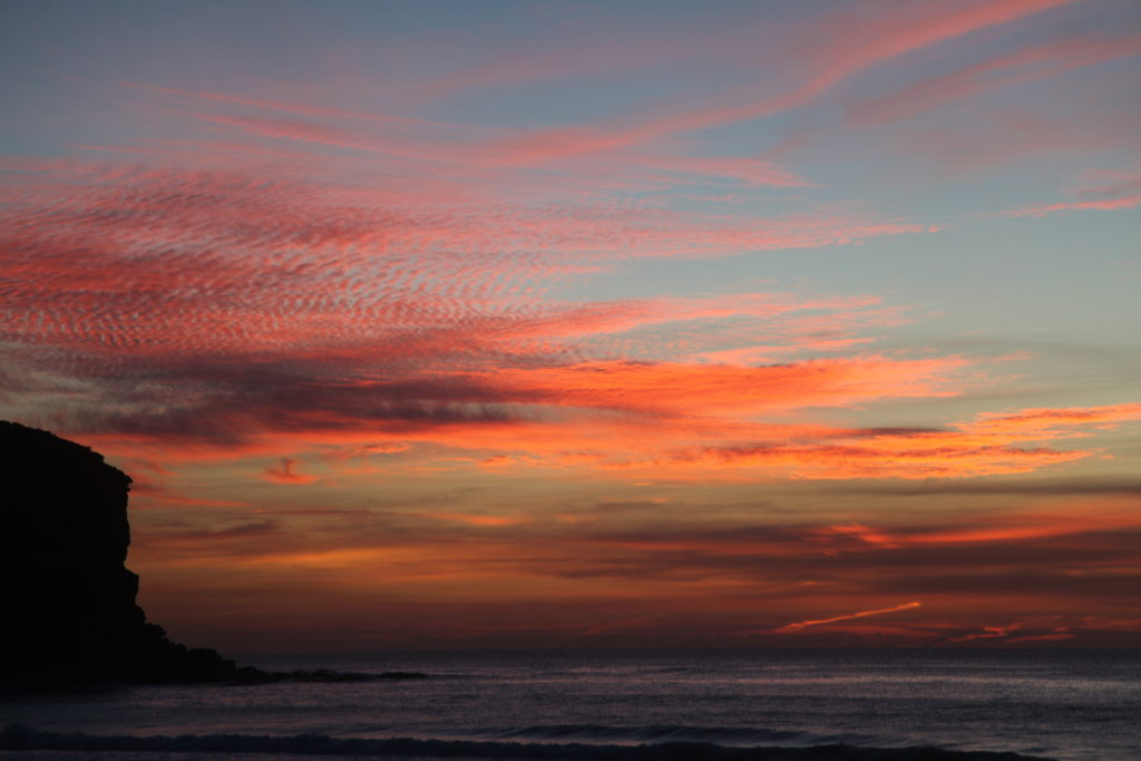 Sunrise on the beach