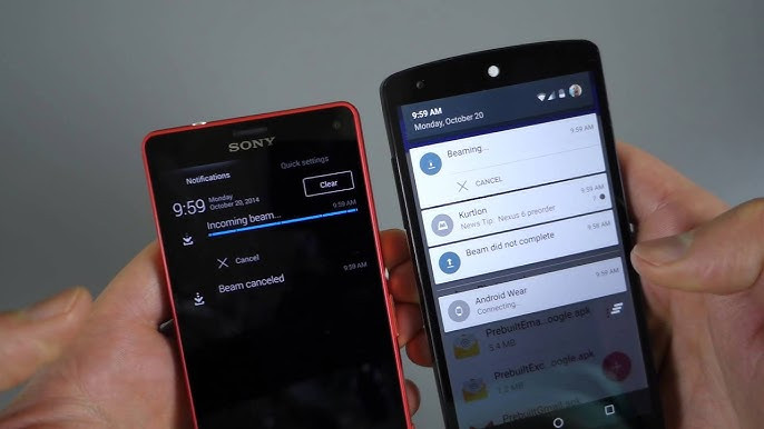android beam to transfer photos 