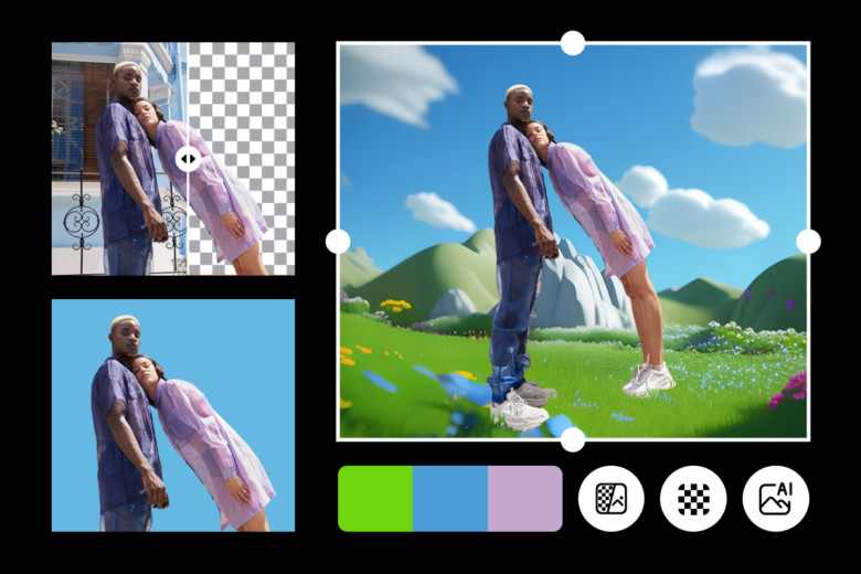 Picsart mobile background change Android