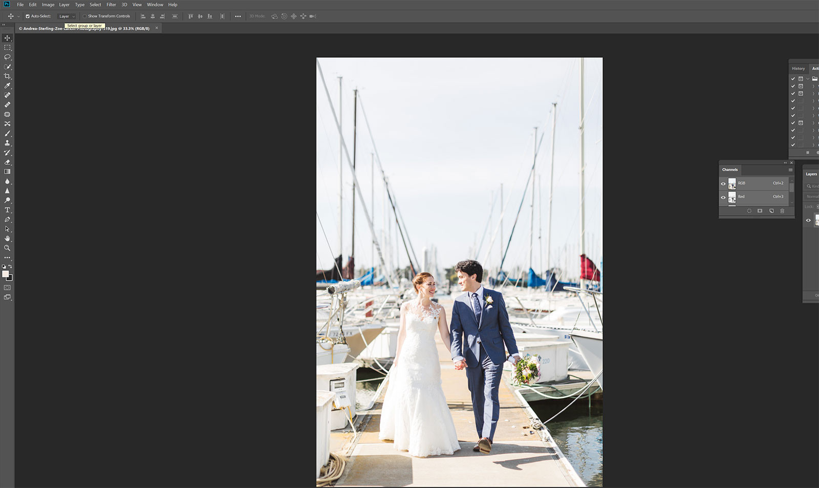 understanding how wedding photographers edit images