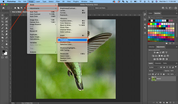 Threshold in photoshop