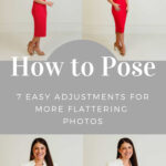 Group of people in photo session where the photographer makes adjustments on the poses for the group