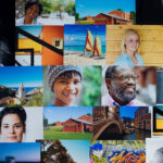 A collage of photographs.