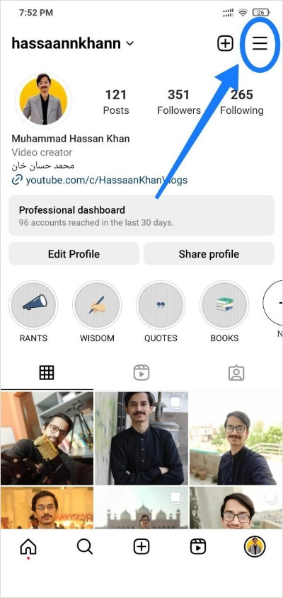 Smartphone Uploading Photo to Instagram Story