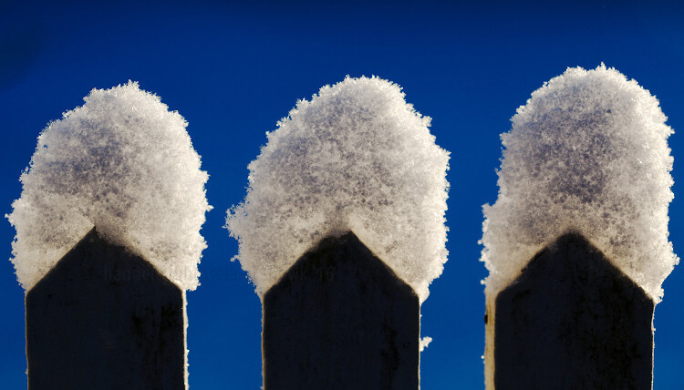Image using negative space in a snowy landscape