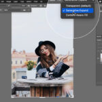 Generative Expand option in Photoshop's toolbar for seamless image expansion