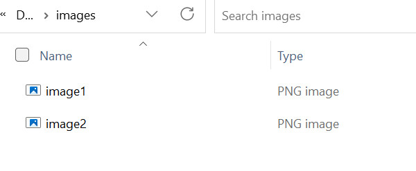 Accessing Images Folder After HTML Extraction