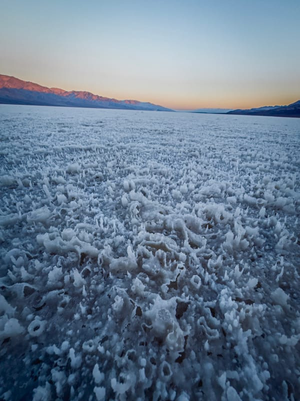 Landscape showing Photographic Styles, customizing the coolness of sunrise with iPhone 16 Pro.