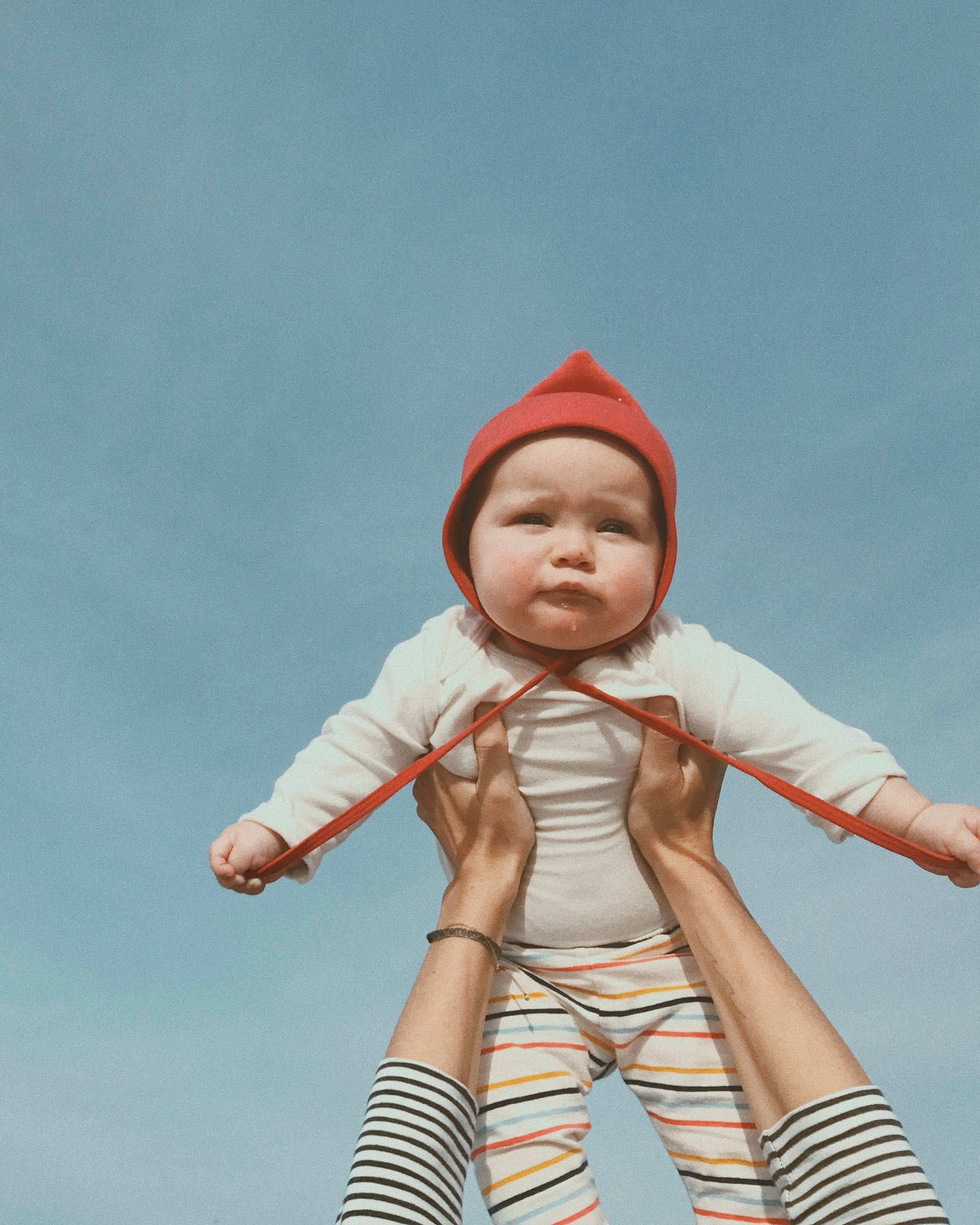 Decluttering Background: Aiming Upward with a sky Backdrop