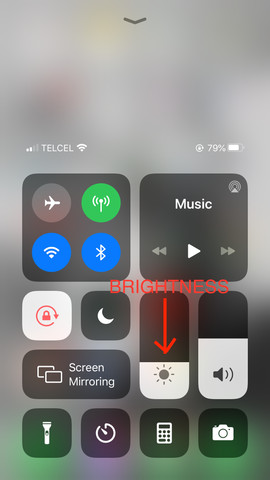 Anti-glare screen protector on a phone