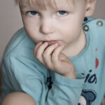 Portrait of a boy taken at home using window light