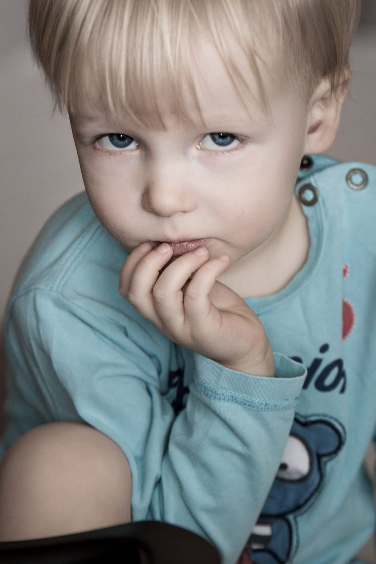 Child portrait with a natural expression