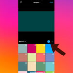 Selecting multiple photos for an Instagram post