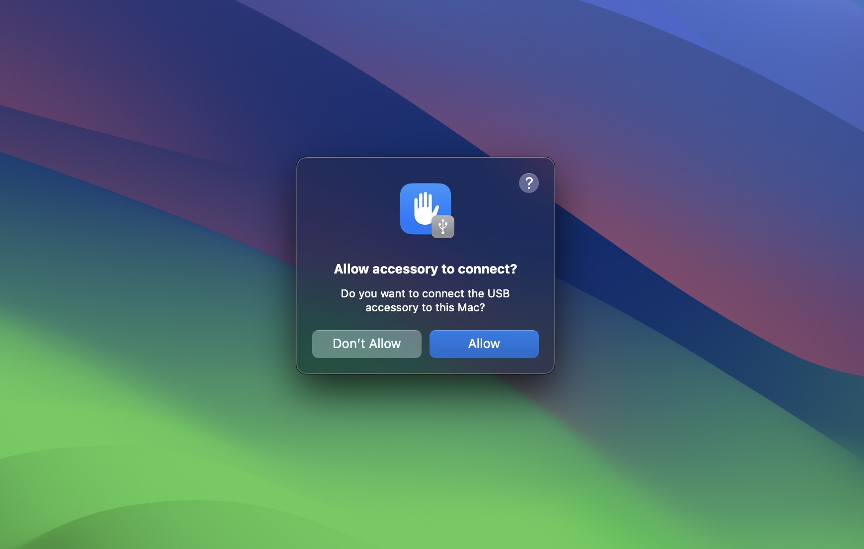 iPhone Allow Connection