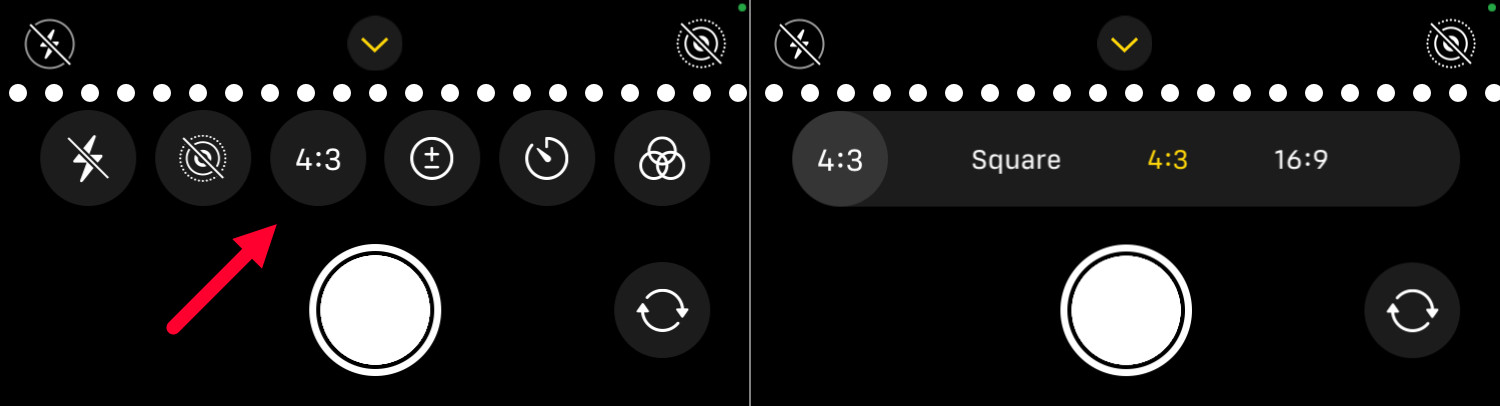 Using real-time cropping on iPhone