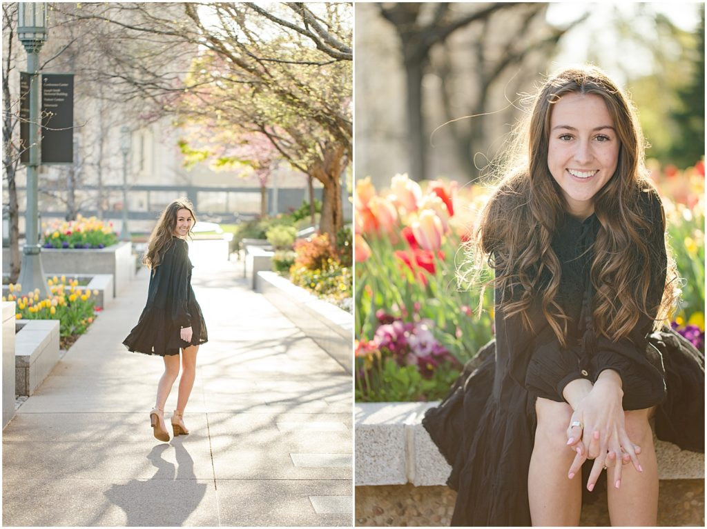Salt Lake Temple Senior Portraits: Capturing the beauty of youth