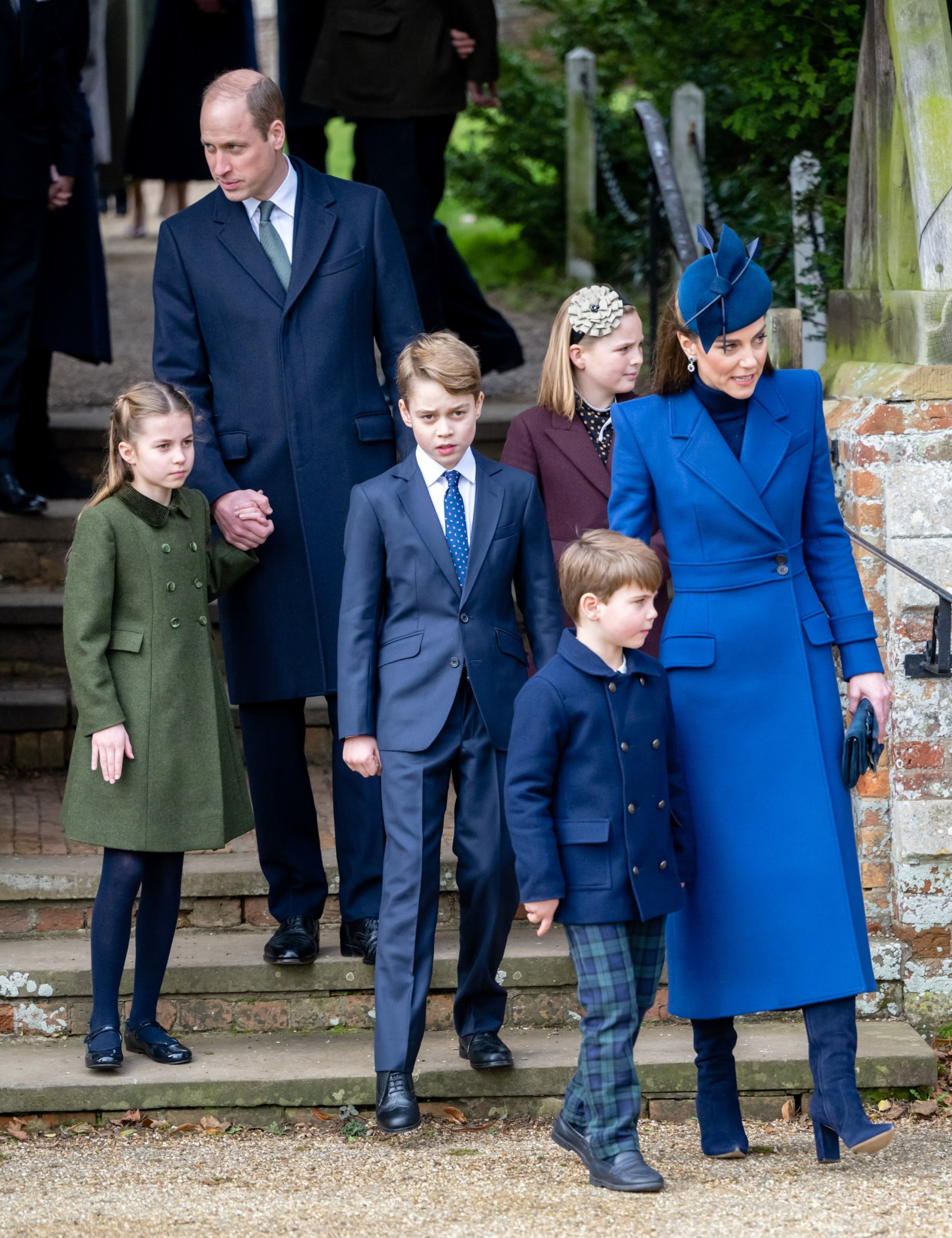 Kate Middleton at a Christmas service