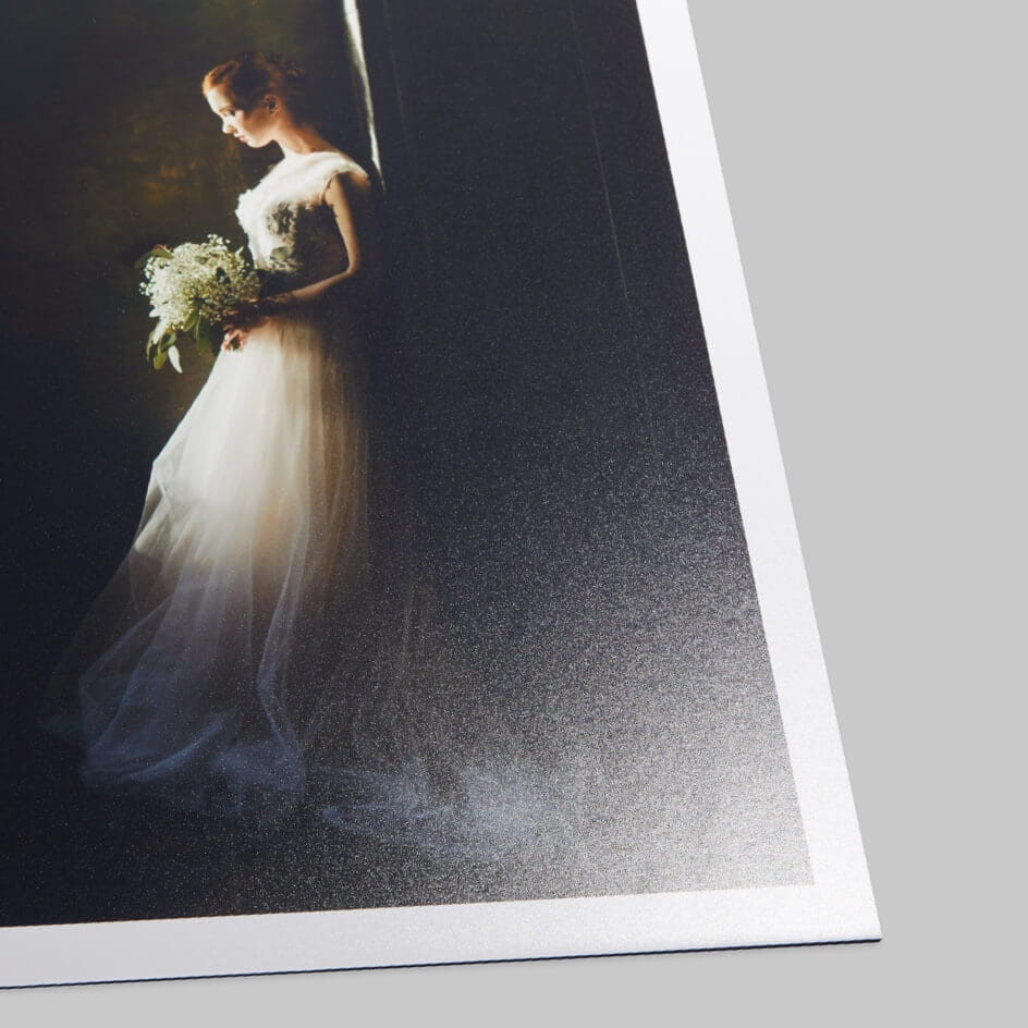 Luster paper is ideal for wedding albums because they are meant to be touched and shared