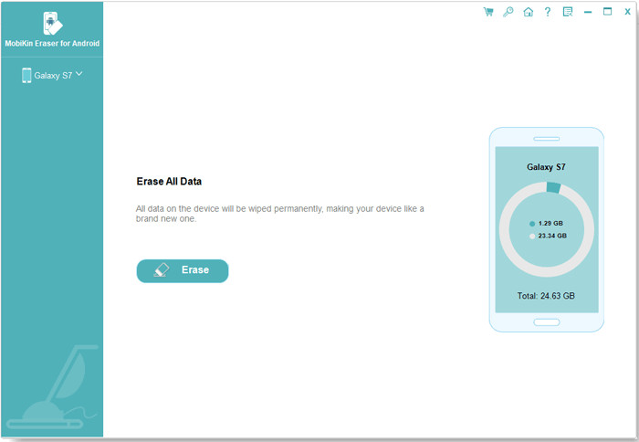 Launching Android Eraser
